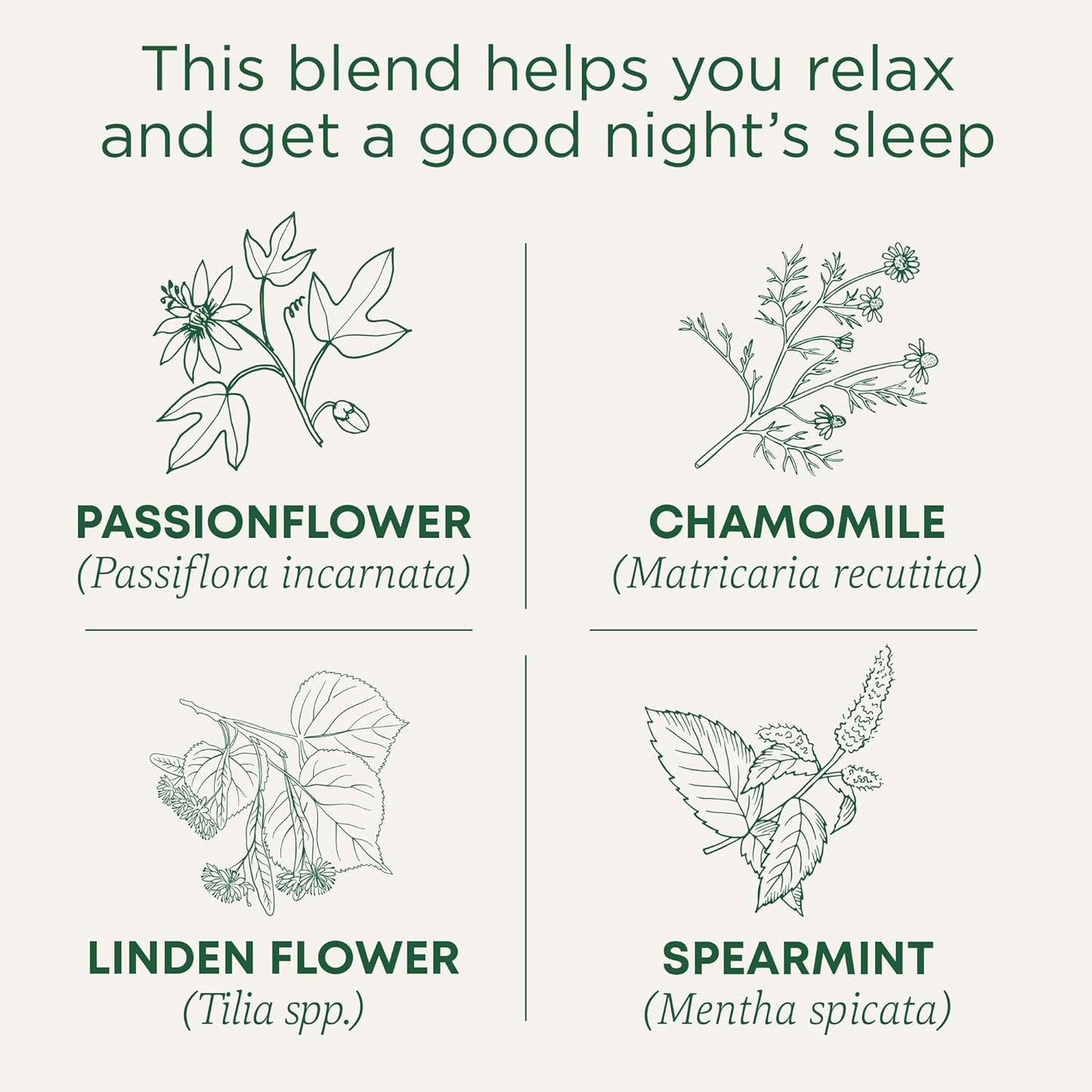 Traditional Medicinals Organic Nighty Night Chamomile & Passion flower Supplement .85oz / 24g