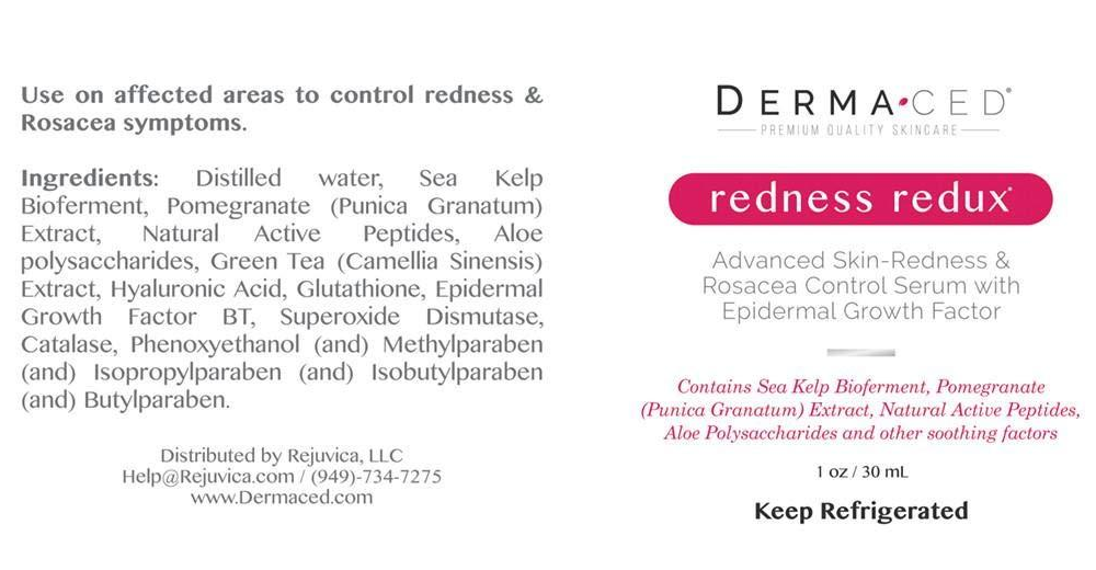 Dermaced Redness Redux Advanced Rosacea & Skin Redness Serum 1 oz