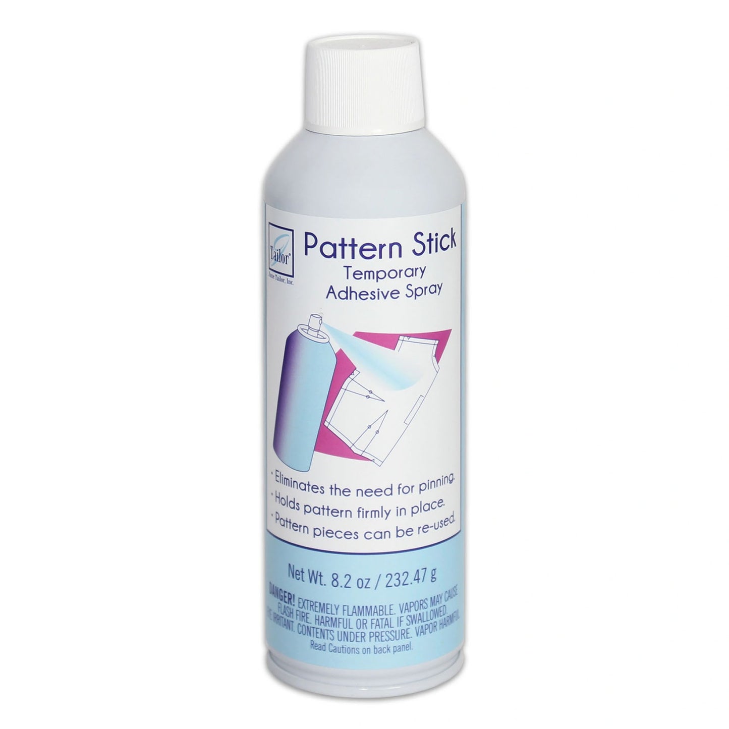 June Tailor JT-443 Pattern Stick Temporary Adhesive Spray, 8.2 oz. / 232.47g