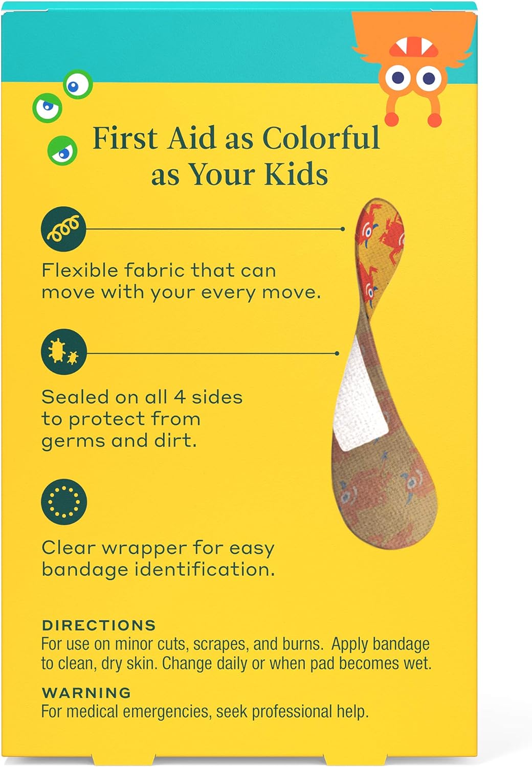 Welly Bravery Badges Assorted Flex Fabric Bandages 24 Count