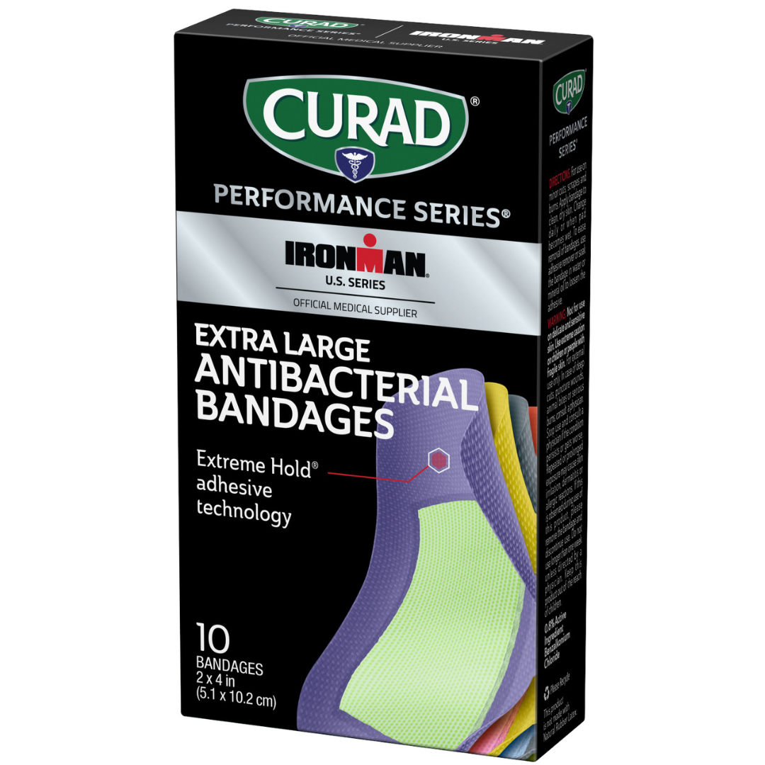 Curad Extra Large Antibacterial Bandages (2 x 4 inch) 10 Bandages