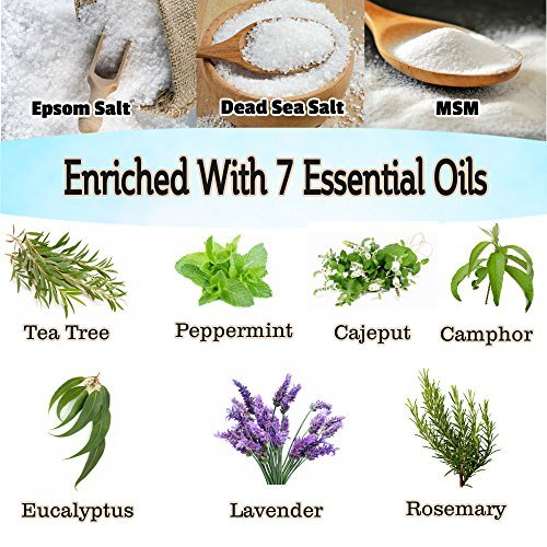 Purely Northwest Tea Tree Oil Foot Soak with Epsom Salt, Toenail Fungus, Athlete's Foot and Stinky Foot Odors. Softens Dry Calloused Heels, 1 LB