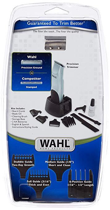 Wahl Clipper Groomsman Trimmer for Men for Beard, Mustache, Stubble, Battery Operated (Batteries included in Kit) #9906-717