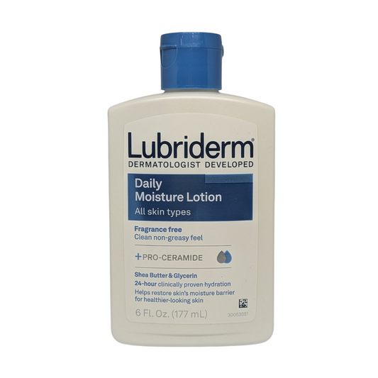 Lubriderm Daily Moisture Lotion for Normal to Dry Skin 6 fl oz / 177 ml