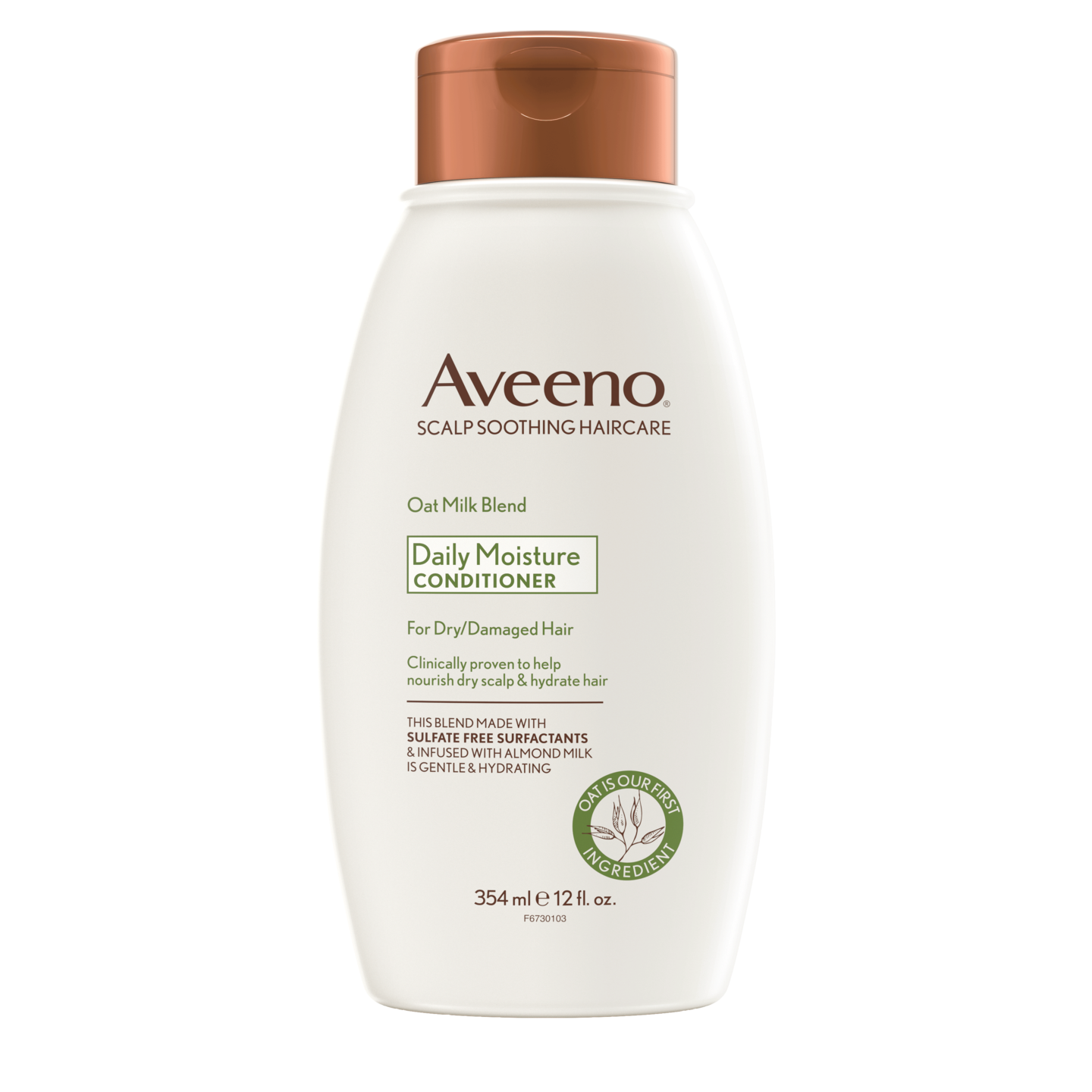 Aveeno Oat Milk Blend Infused with Almond Milk Conditioner, 12 fl.oz / 354ml