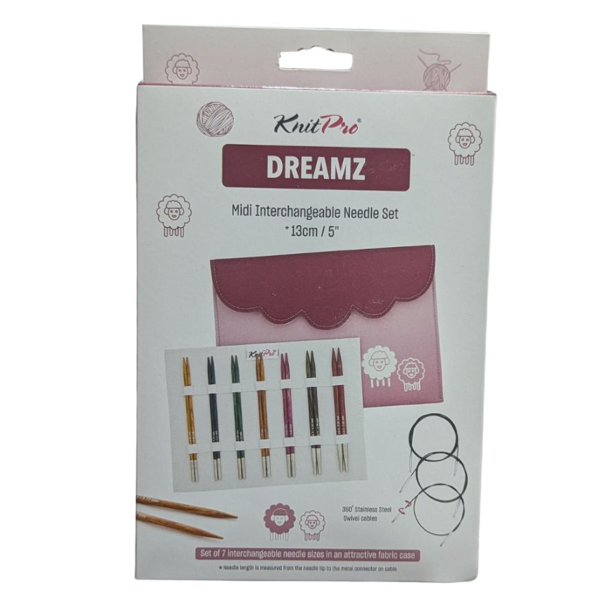 KnitPro Symfonie Dreamz Normal Interchangeable Needle Set, 13 cm