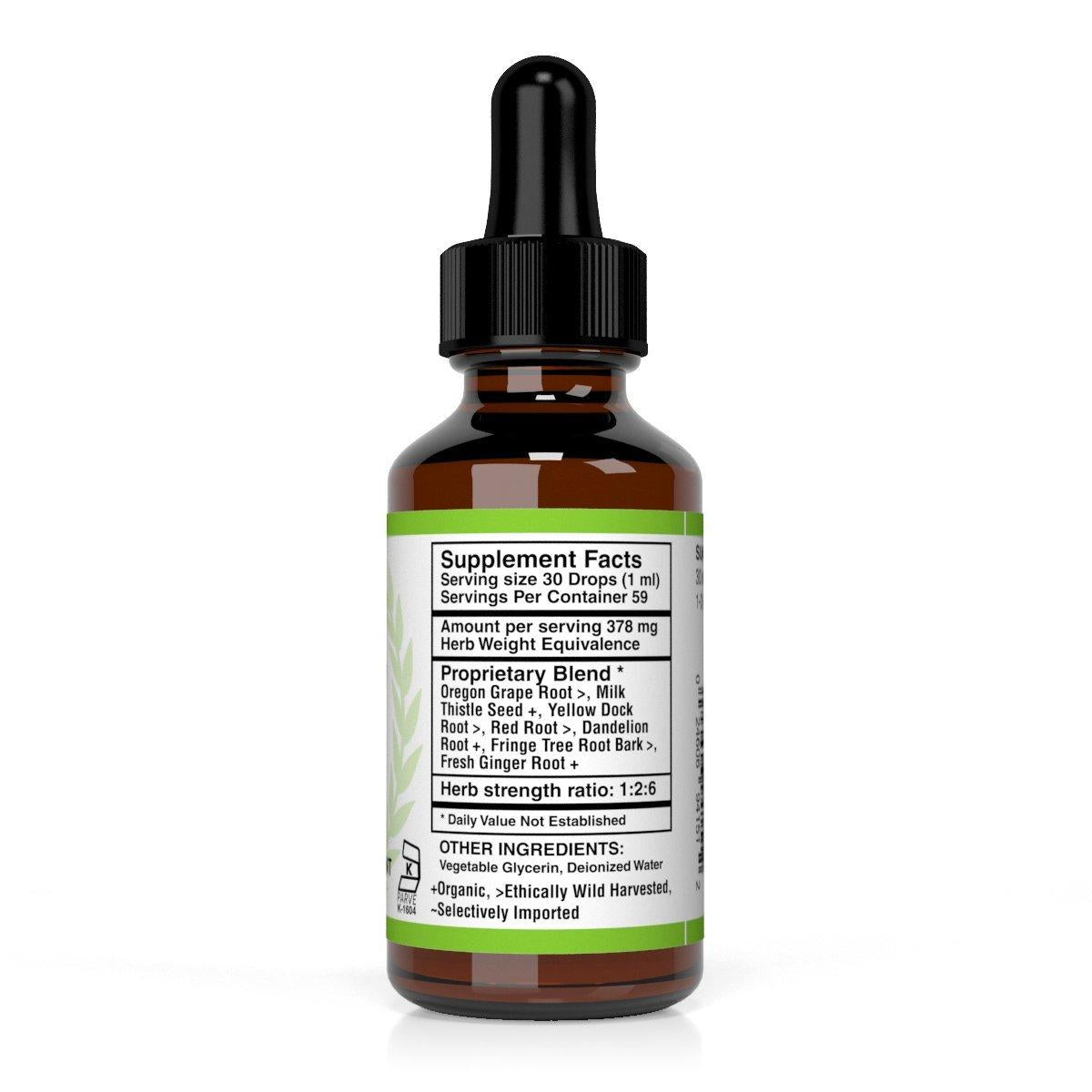 Benevolent Nourishment Liquid Liver Detox, 2oz. 59ml