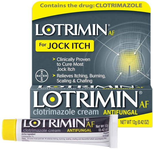 Lotrimin AF Jock Itch Antifungal Cream, 0.42oz. / 12g