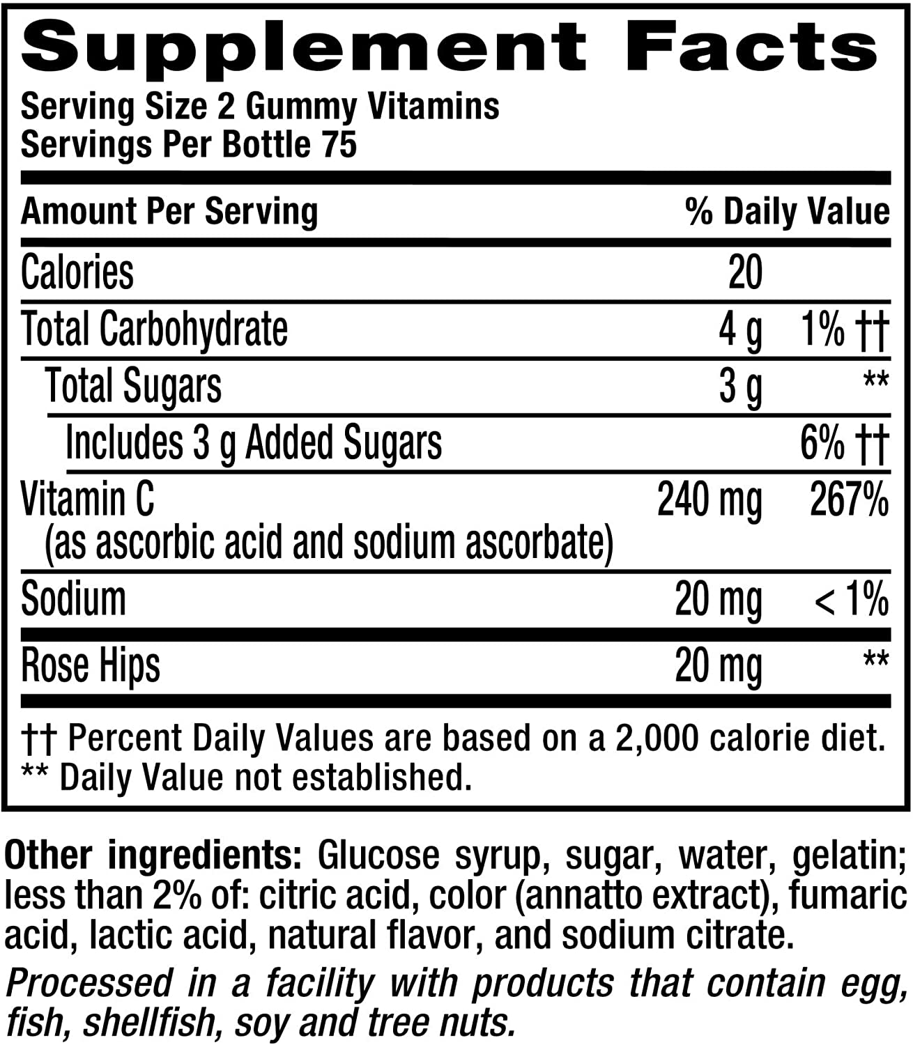 Vitafusion Power C Gummy Vitamins for Immune Support, Natural Orange Flavor, 150 Gummies