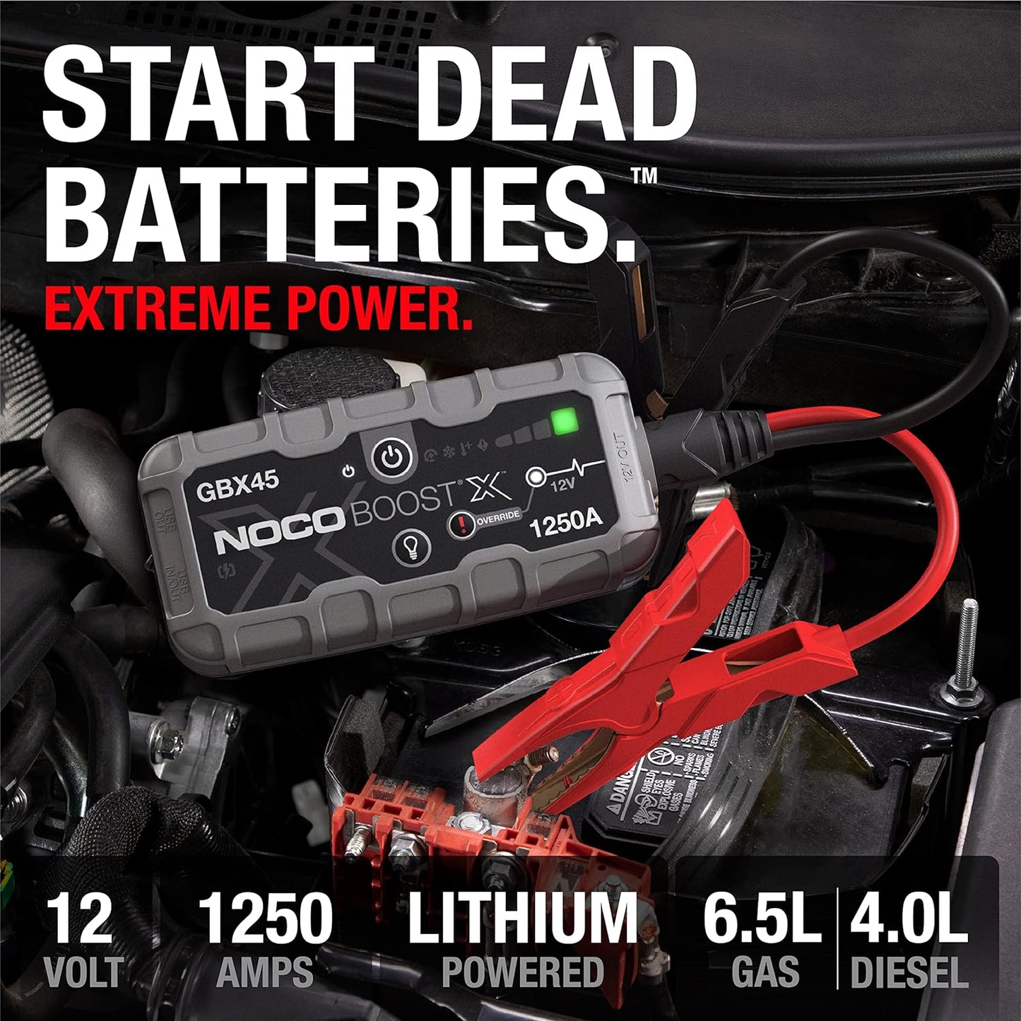 Noco Boost X GBX45 Ultrasafe Jump Safe 12V 1250A