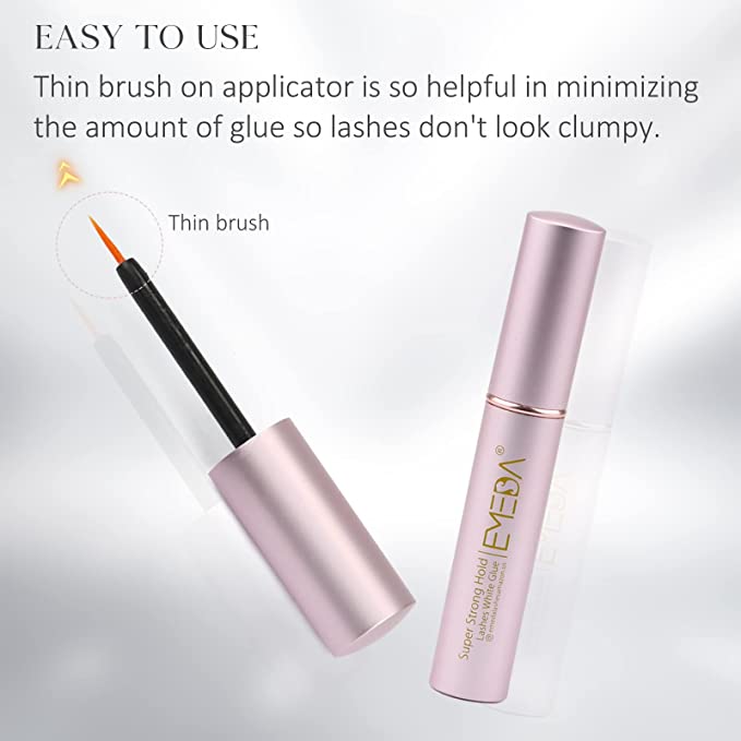 Emeda Super Strong Hold Lashes White Glue 0.17 Oz (1 Count)