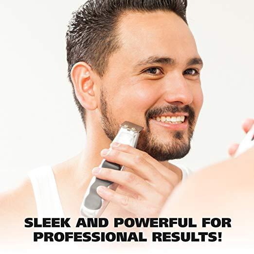 Wahl Model 5622 Groomsman Rechargeable Beard, Mustache, Hair & Nose Hair Trimmer for Detailing & Grooming