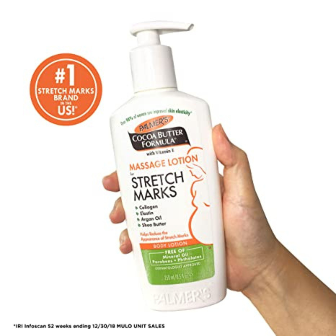 Palmer's Cocoa Butter Formula Pregnancy Skin Care Massage Lotion For Stretch Marks 6.5 Fl Oz (190ml)