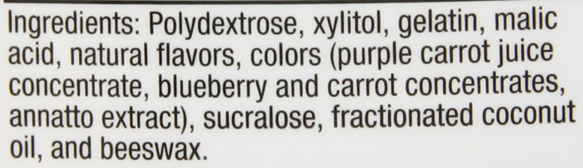 Vitafusion Fiber Well Non-Sugar 5g Supplement Natural Peach,Strawberry And Berry Flavors,90 Gummies