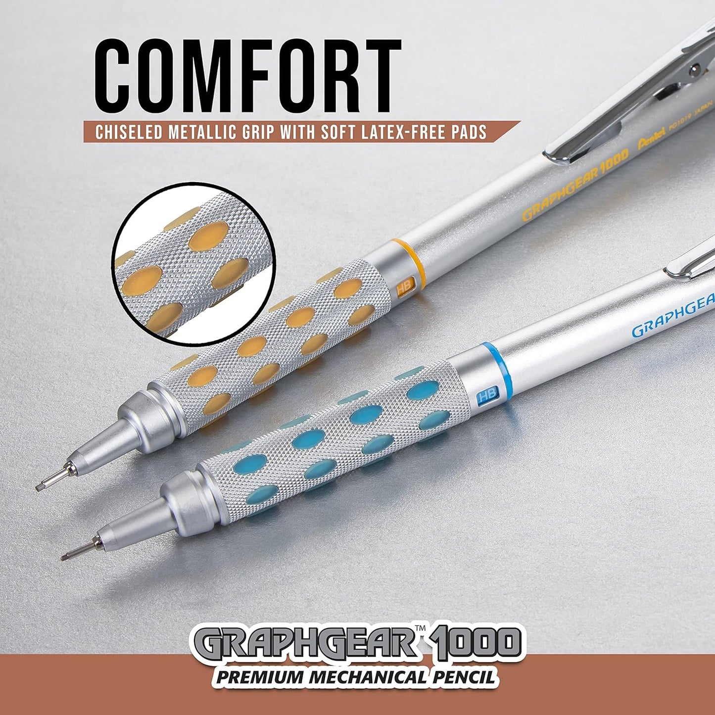 Pentel GraphGear 1000 Mechanical Pencil Black Barrel  (0.5mm)