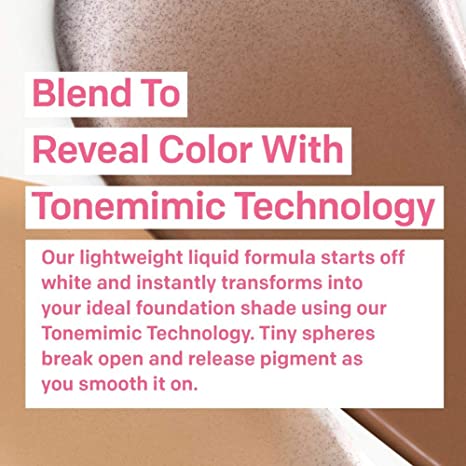 Almay Skintone Matching Foundation Dermatologist Tested with SPF 15 Light Medium Mine 1 Fl Oz