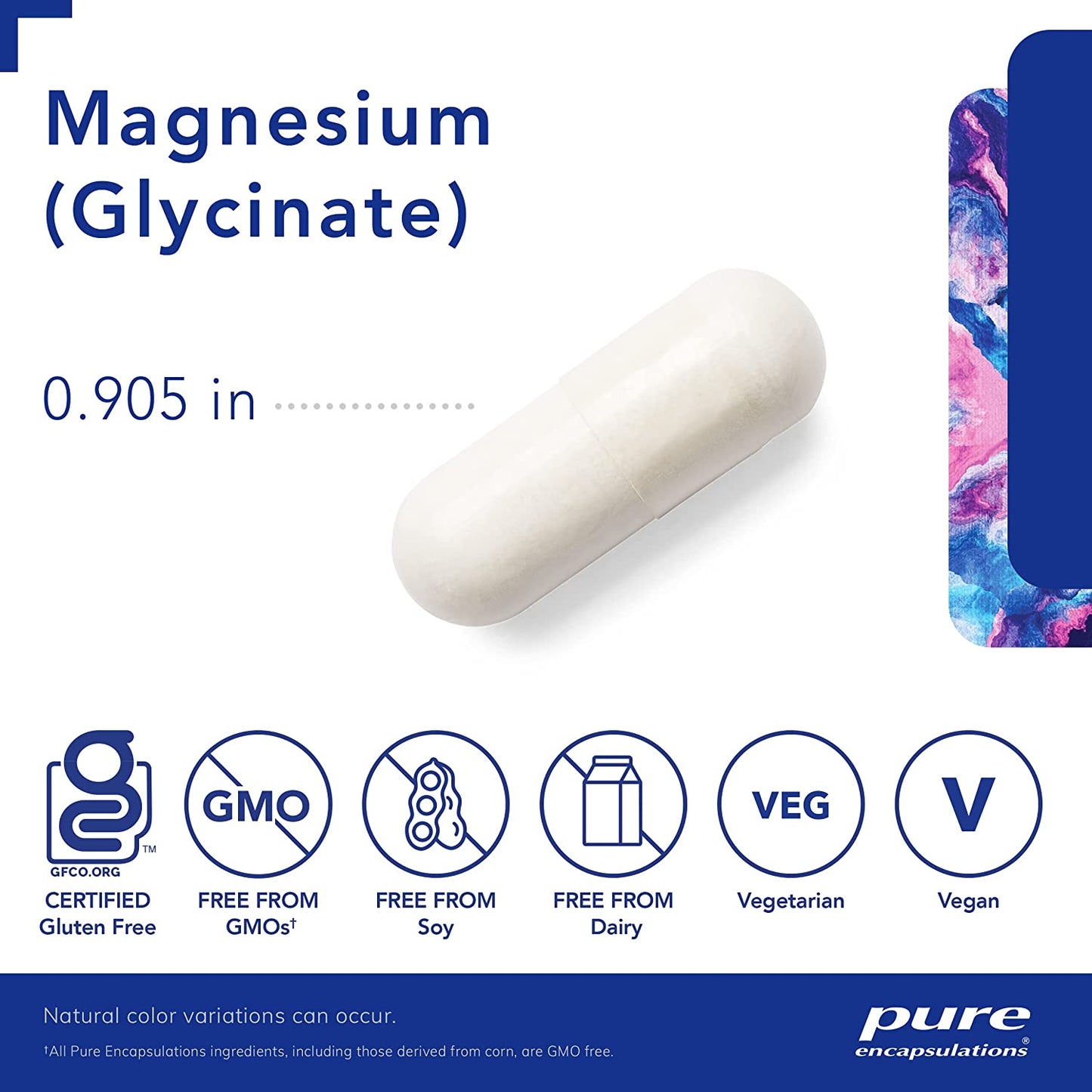 Pure Encapsulations Magnesium Glycinate Gluten-Free 90 Capsules