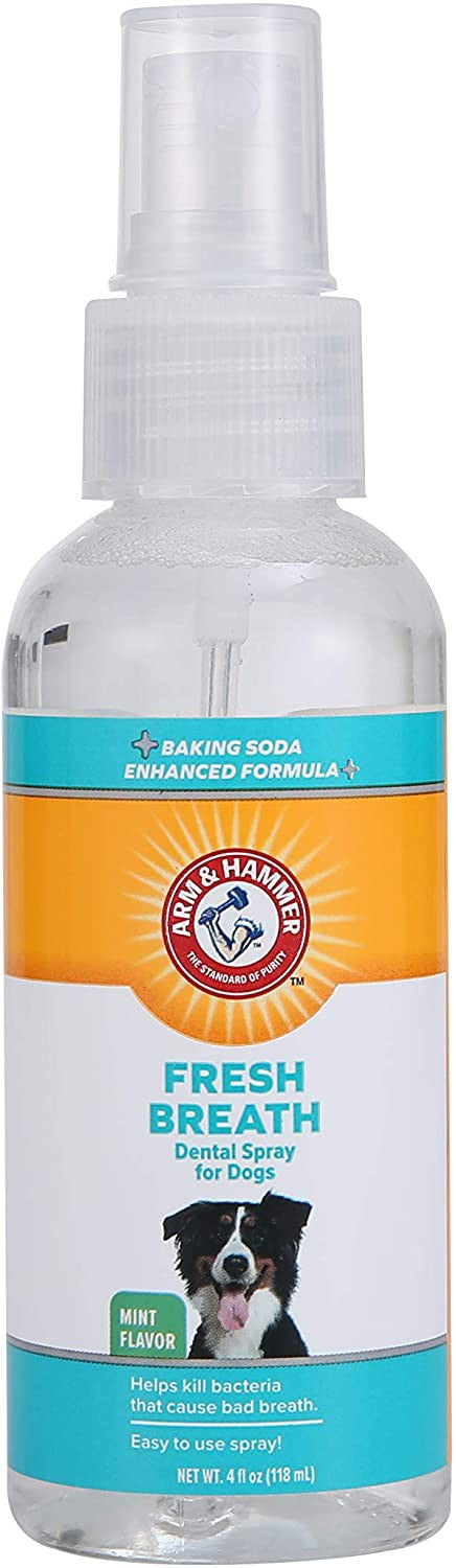 Arm & Hammer Advanced Care Dental Spray Fresh Breath and Whitening for Dogs, 4 fl. oz. 118 ml