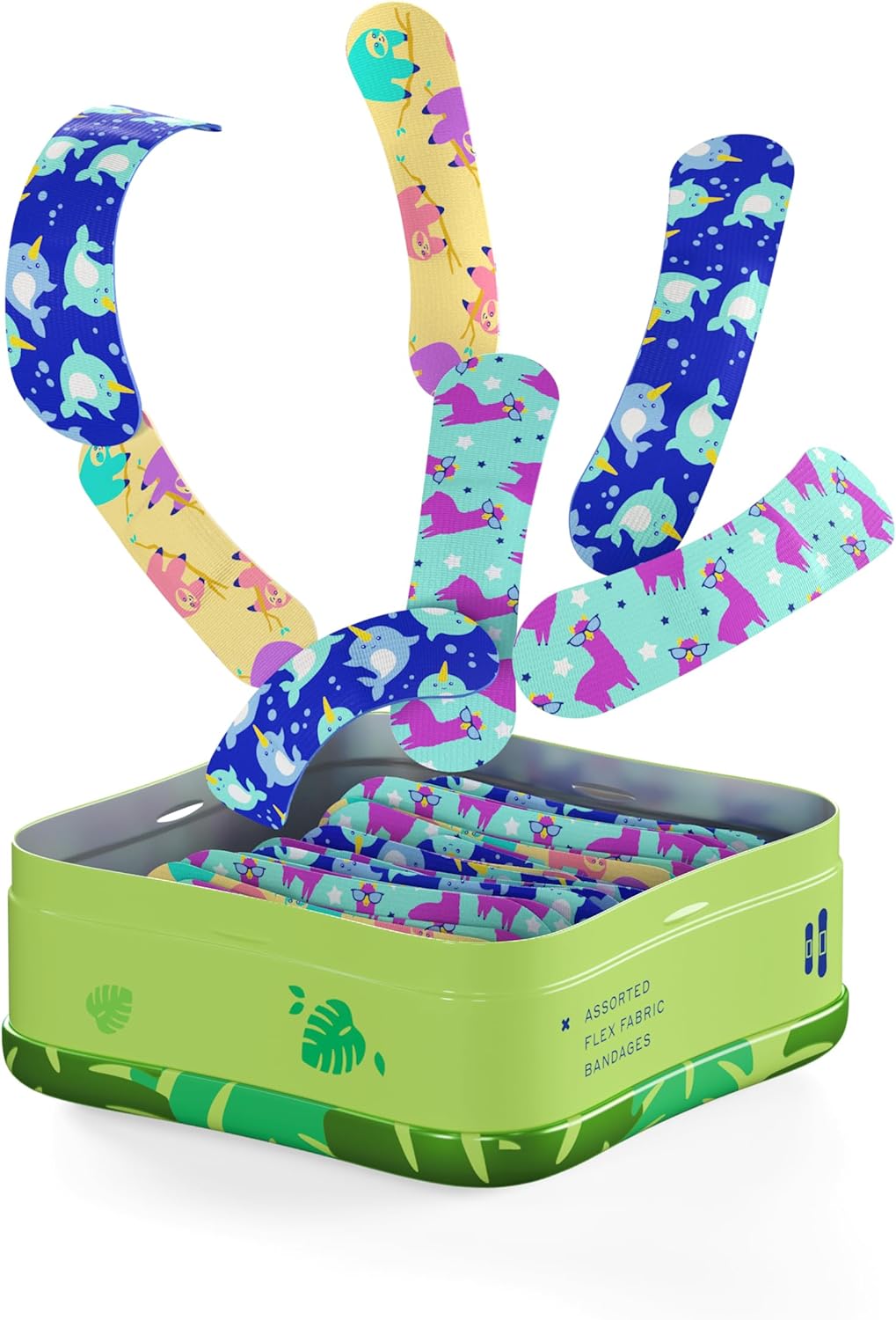 Welly Flex Fabric Bandages Peculiar Pets Patterns 48 Count Assorted