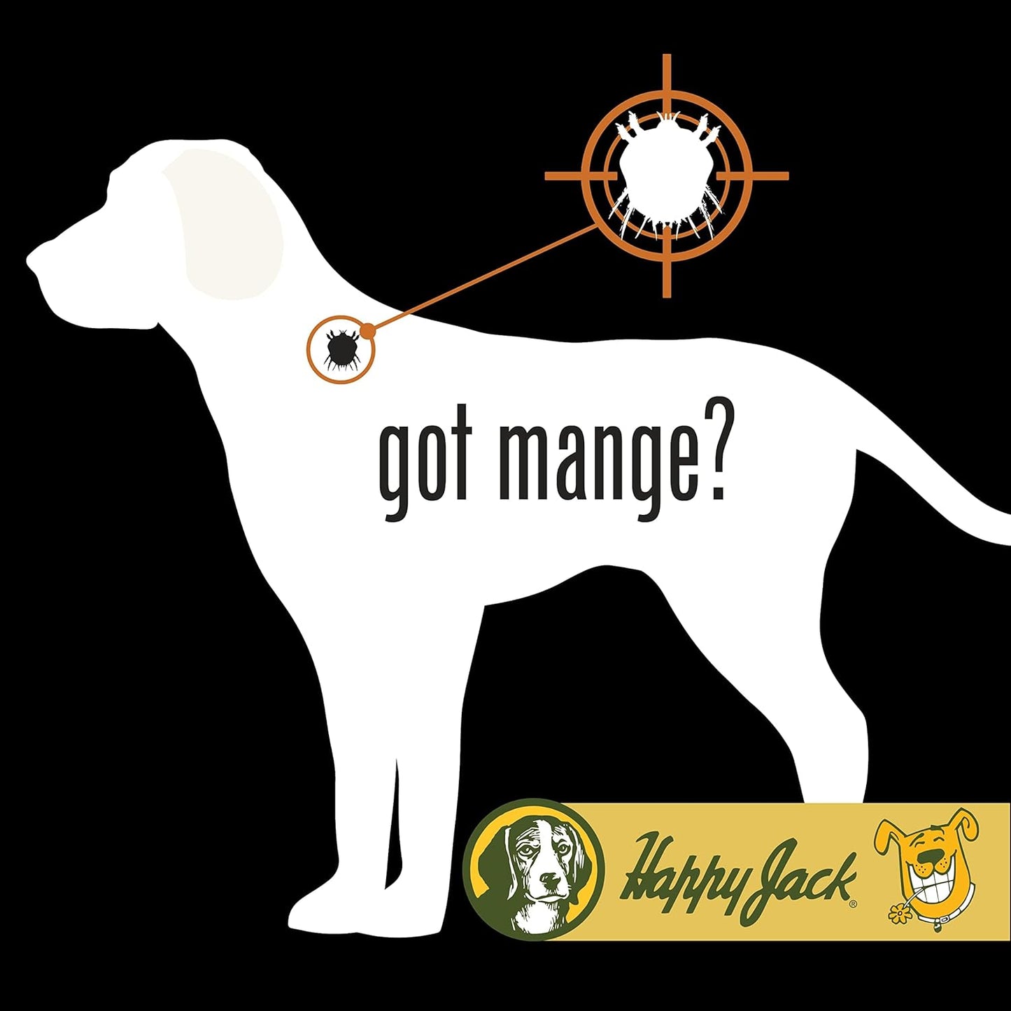 Happy Jack Mange Medicine Treatment for Dogs & Horses 8 oz / 234ml