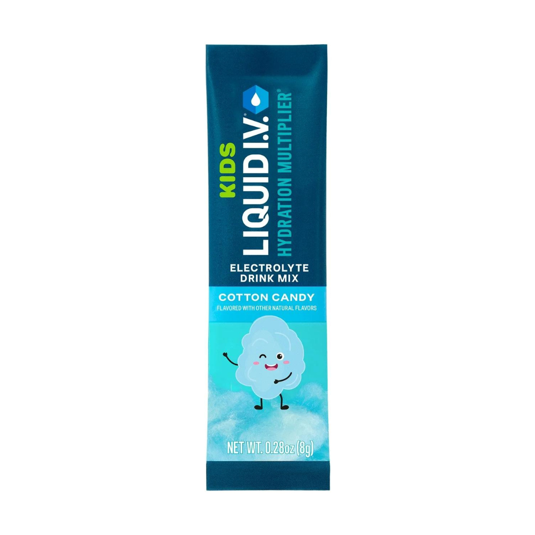 Liquid IV Hydration Multiplier + Energy Electrolyte Drink Mix Cotton Candy 64g / 2.25oz