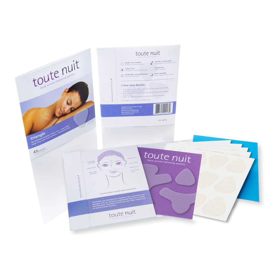 Toute Nuit Facial Wrinkle Flattening Patches Triangle 45pcs.