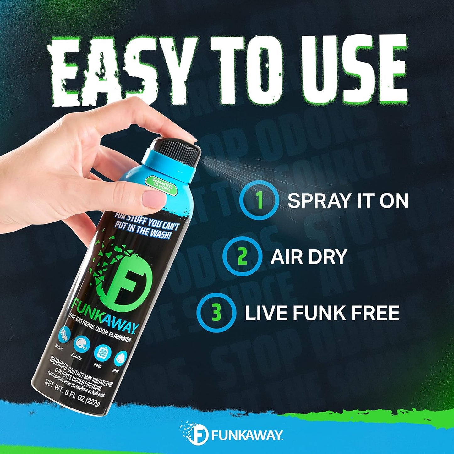 FunkAway The Extreme Odor Eliminator 8oz / 226g