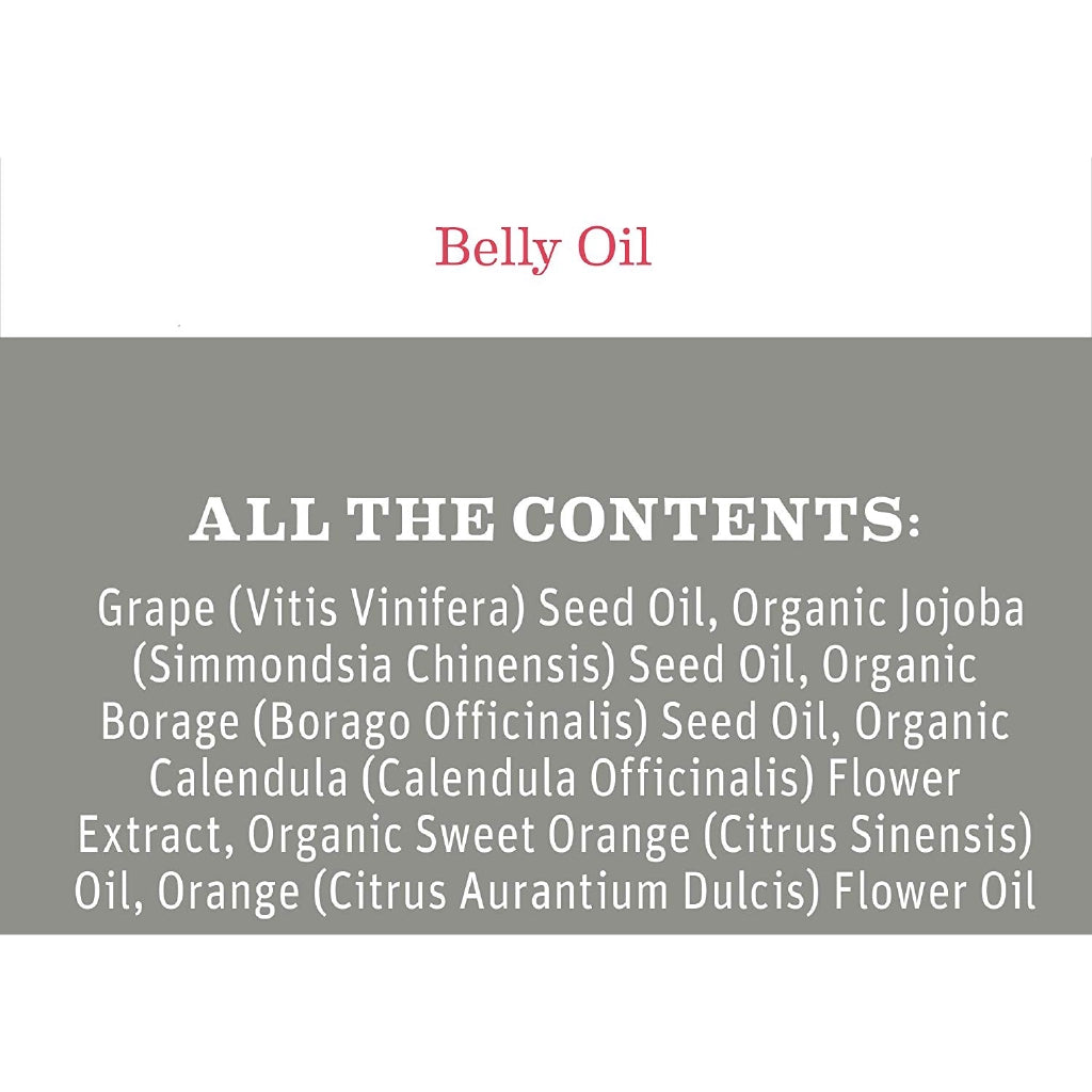Earth Mama Belly Oil to Help Ease Skin and Stretch Marks, 4 fl oz