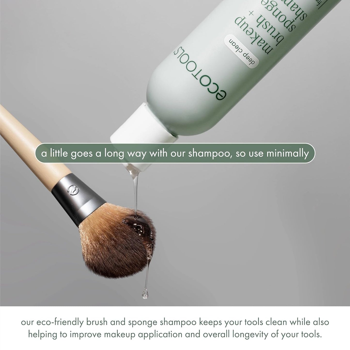 Ecotools Makeup Brush Cleansing Shampoo, 6 fl.oz / 177ml