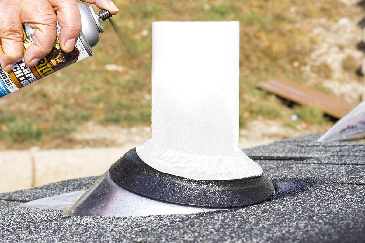 Gorilla Waterproof Patch & Seal Rubberized Sealant Spray White 14 oz 396g