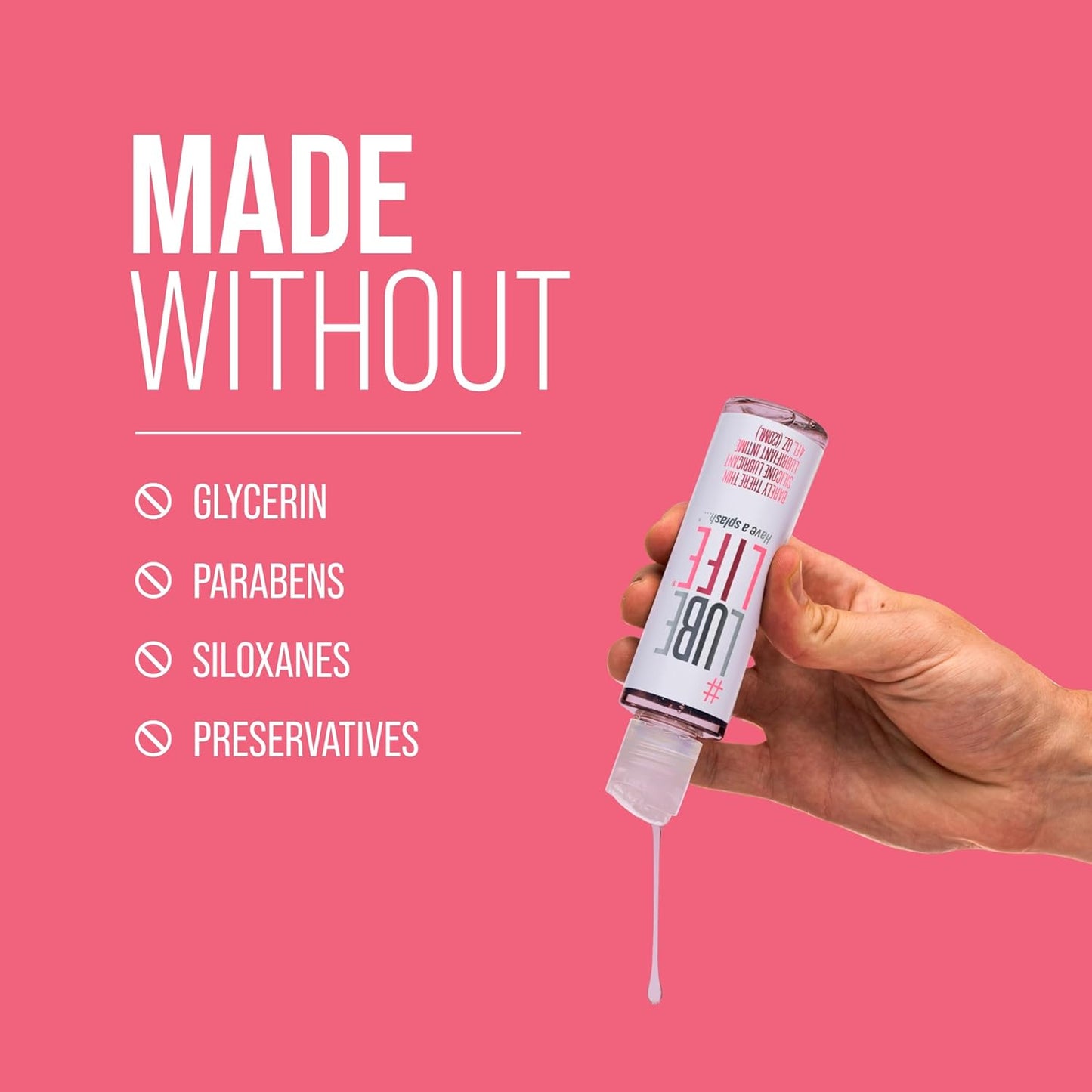 Lube Life Barely There Thin Silicone Lubricant 4 fl oz / 120ml