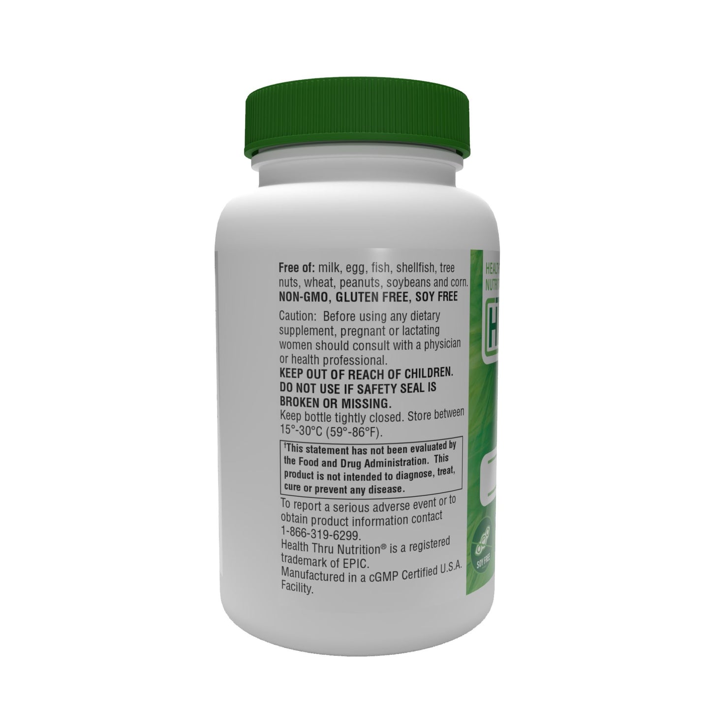 Health Thru Nutrition NAC N-Acetyl Cysteine Cellular Antioxidant 600mg (Vegan NON-GMO) 120 Vegecaps