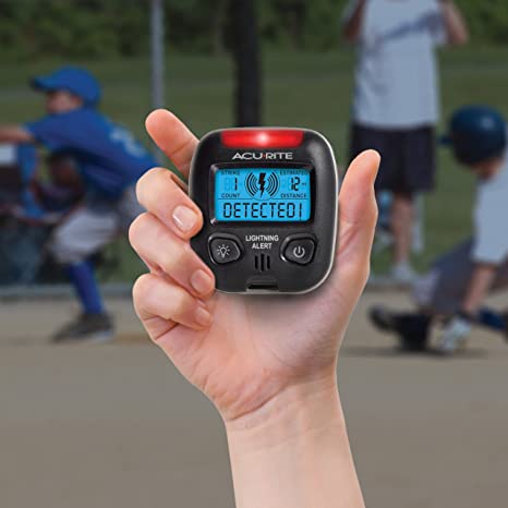 AcuRite 02020CA1 Portable Lightning Detector Black 2½L x 1W x 2¾H | 1 Count