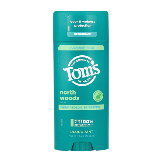 Tom's of Maine Deodorant North Woods Scent for Men & Women, 3.25 oz / 92 g