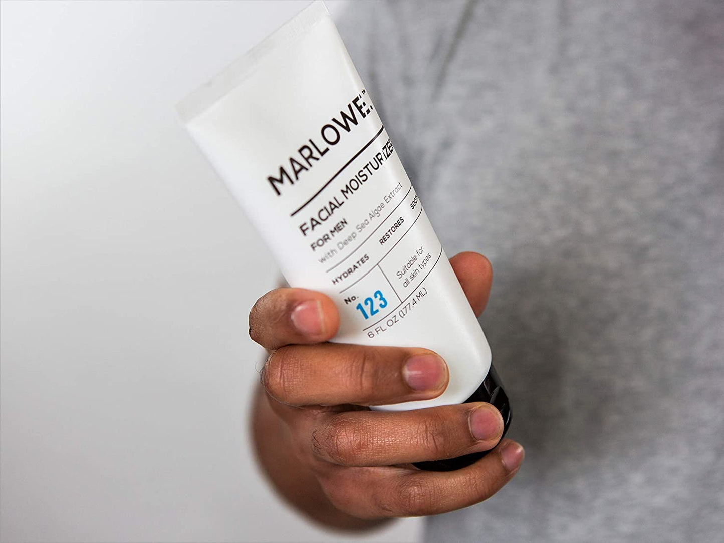 MARLOWE. No. 123 Facial Moisturizer For Men. 6 fl.oz / 177.4ml