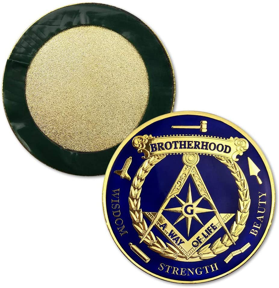 Masonic Brotherhood Metal Car Emblem Mason Accessories