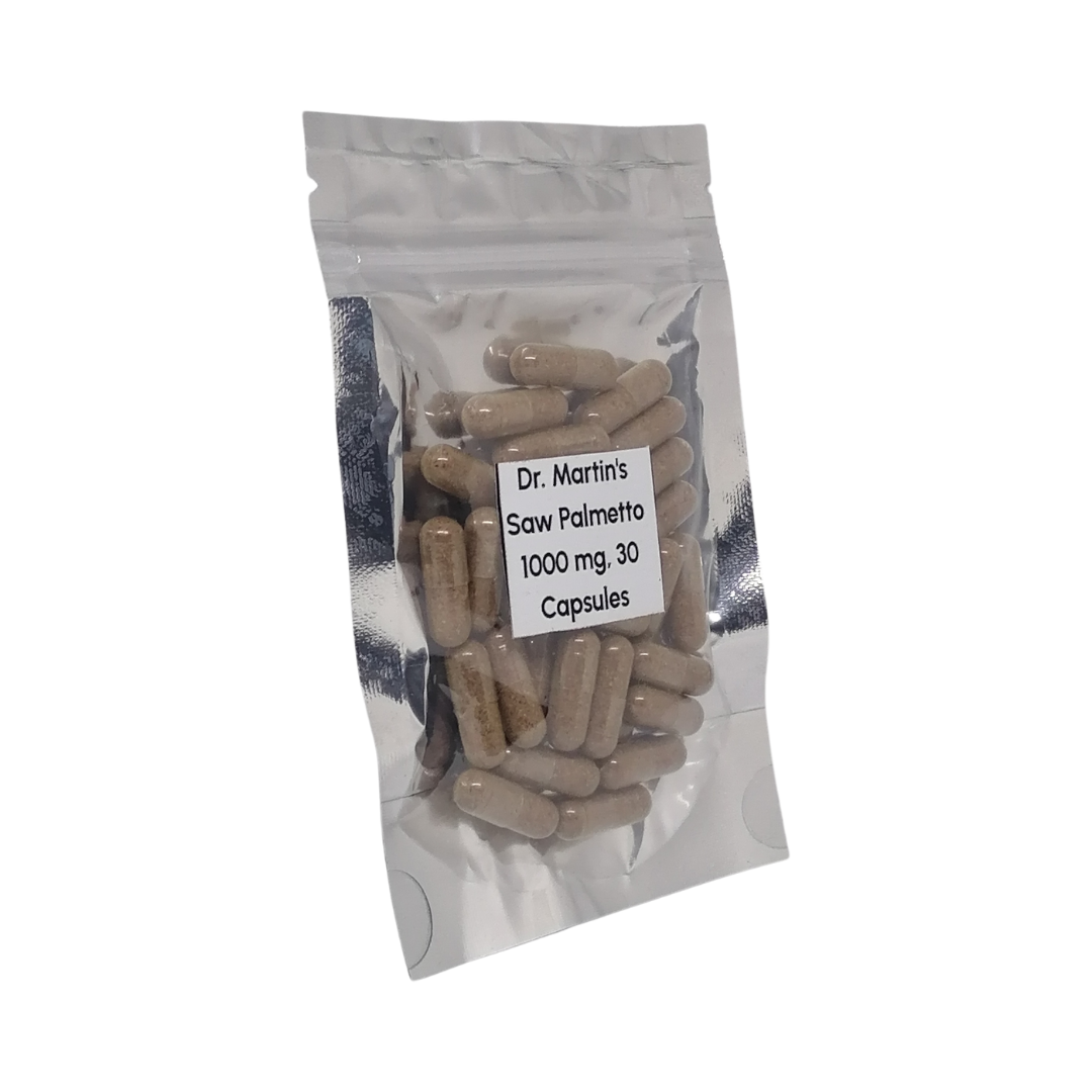 Trial Size Dr. Martin's Saw Palmetto 1,000 mg, 30 Capsules