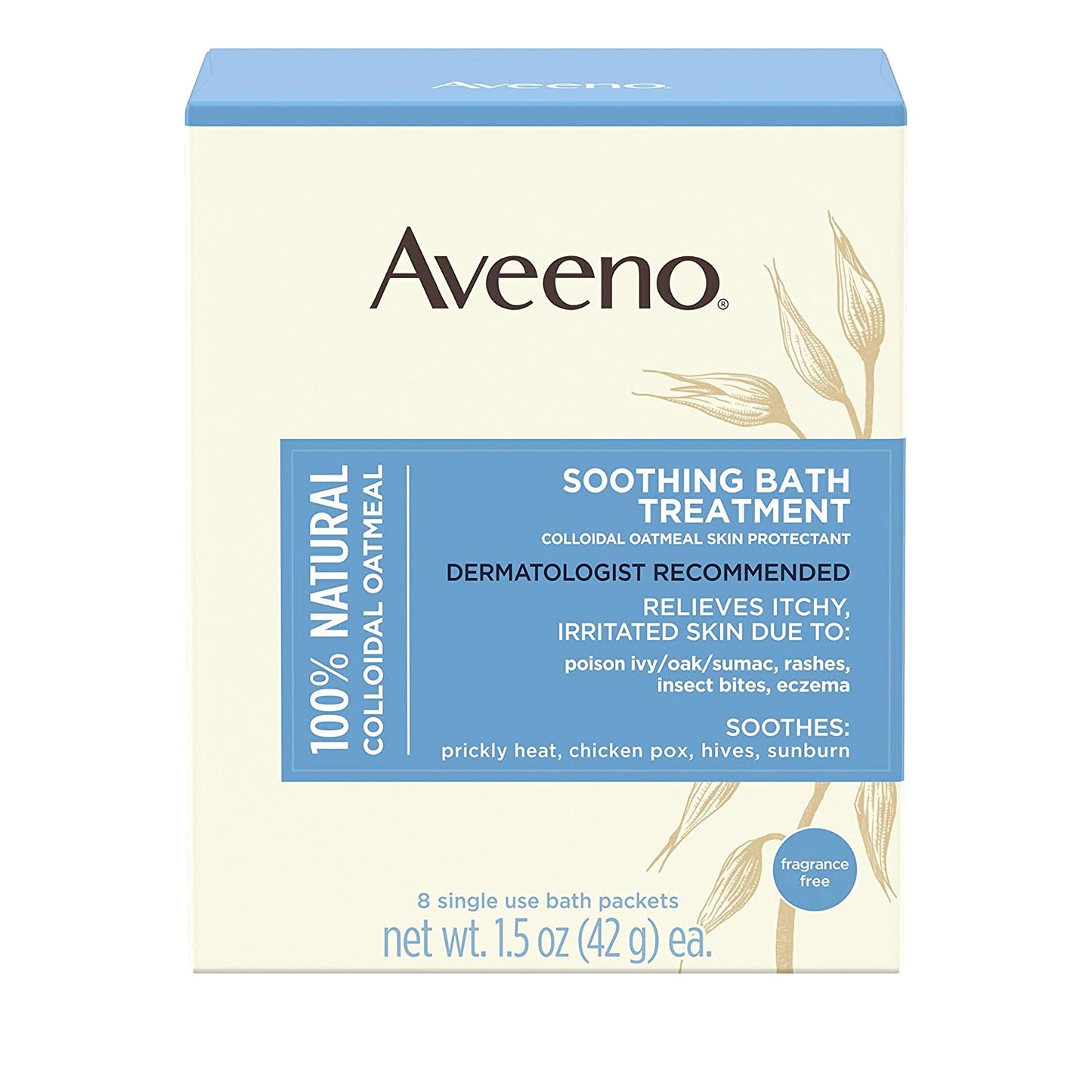 Aveeno Active Naturals Soothing Bath Treatment for Itchy Irritated Skin