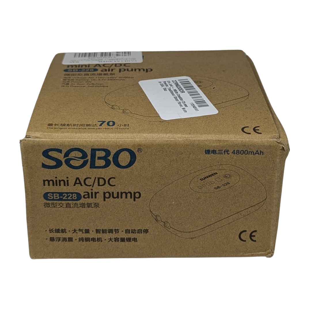 Sobo Mini AC/DC SB-228 Air Pump, 1 Count