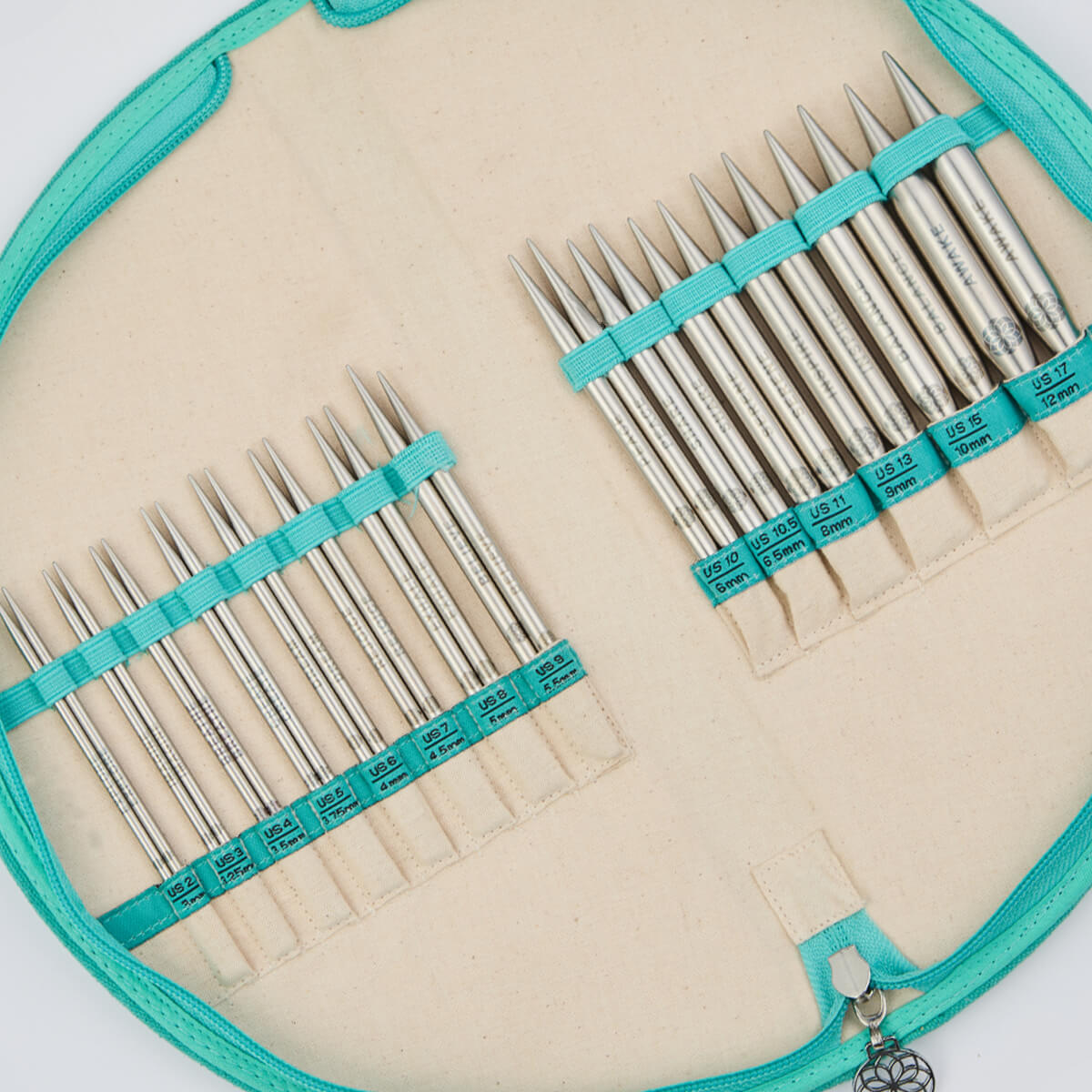 KnitPro The Mindful Collection Stainless Steel Interchangeable Needles Sets, 13cm/5"