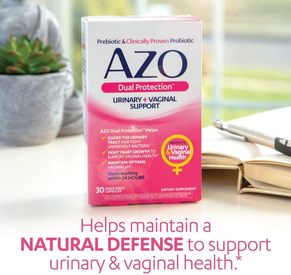AZO Dual Protection Urinary Support For Women (30 Capsules)