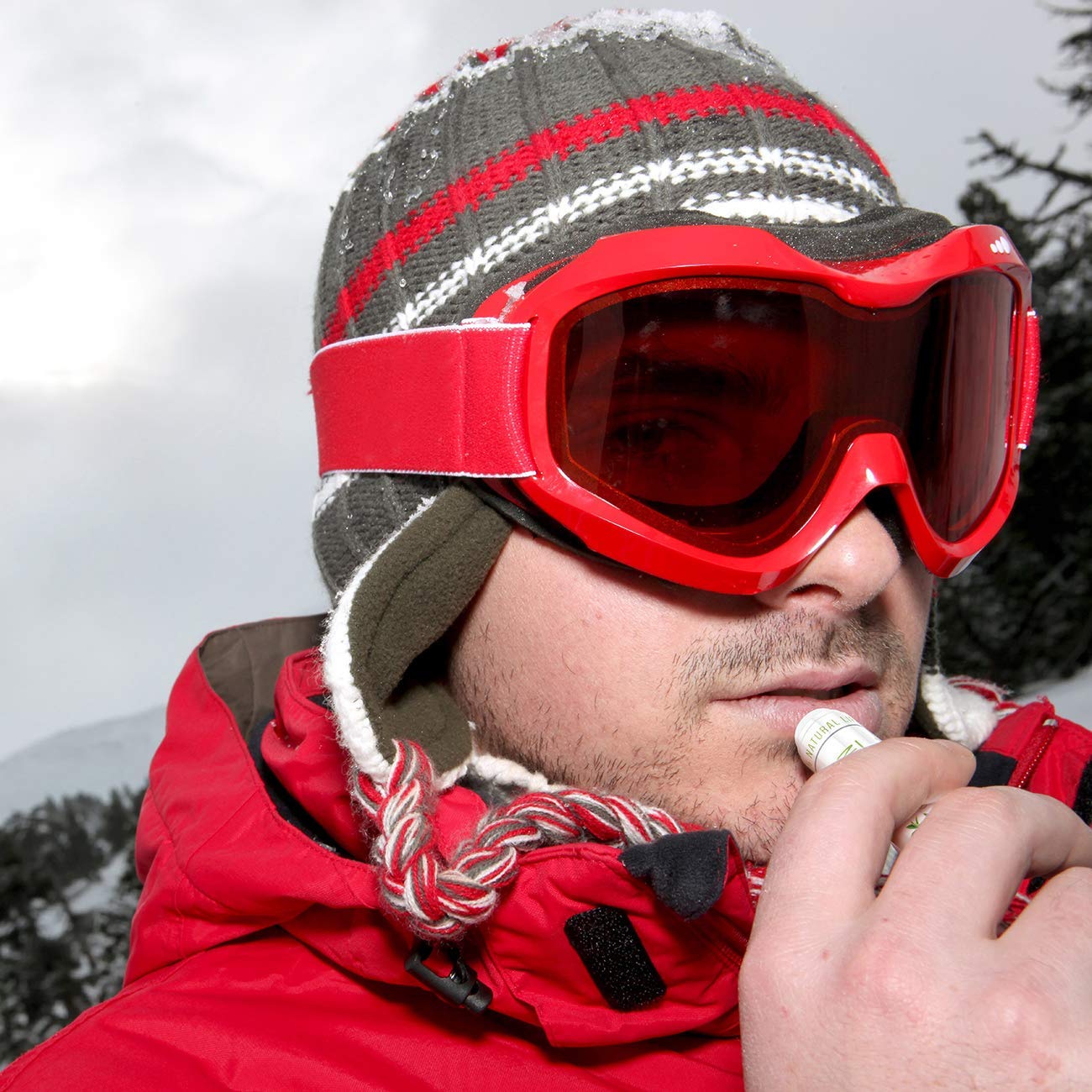 8-Pack Lip Balm Gift Set by Naturistick. Assorted Flavors. 100% Natural Ingredients. Best Beeswax Chapsticks for Dry, Chapped Lips. Made in USA for Men, Women and Children