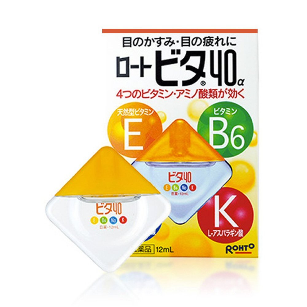 ROHTO Japan Eyedrops Yellow Cool, 12 ml