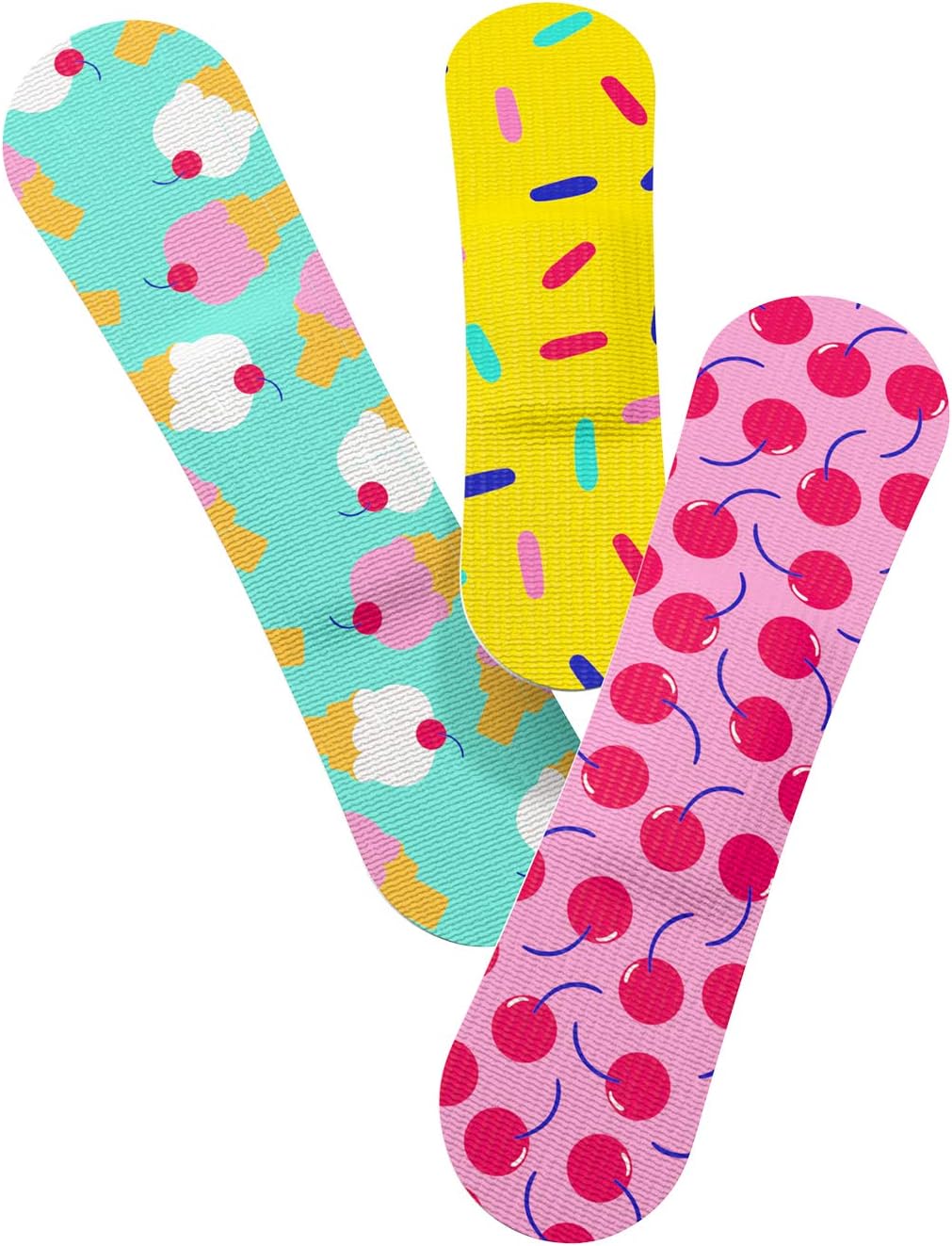 Welly Bravery Badges Assorted Flex Fabric Bandages 48 Count (WLY1071)