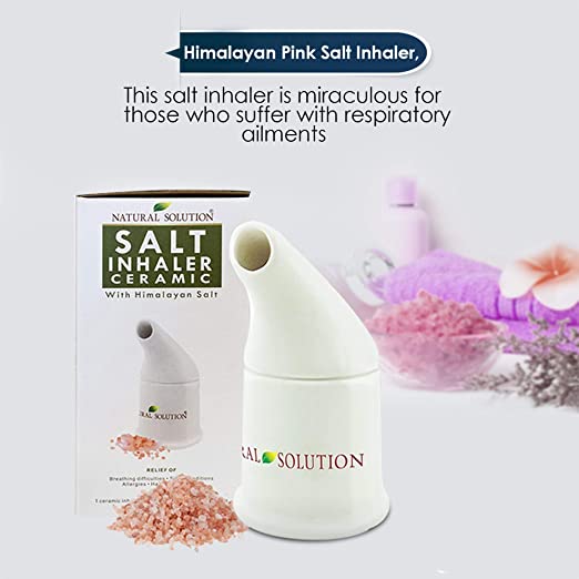 Natural Solutions Himalayan Salt Inhaler Respiratory Aid Pink