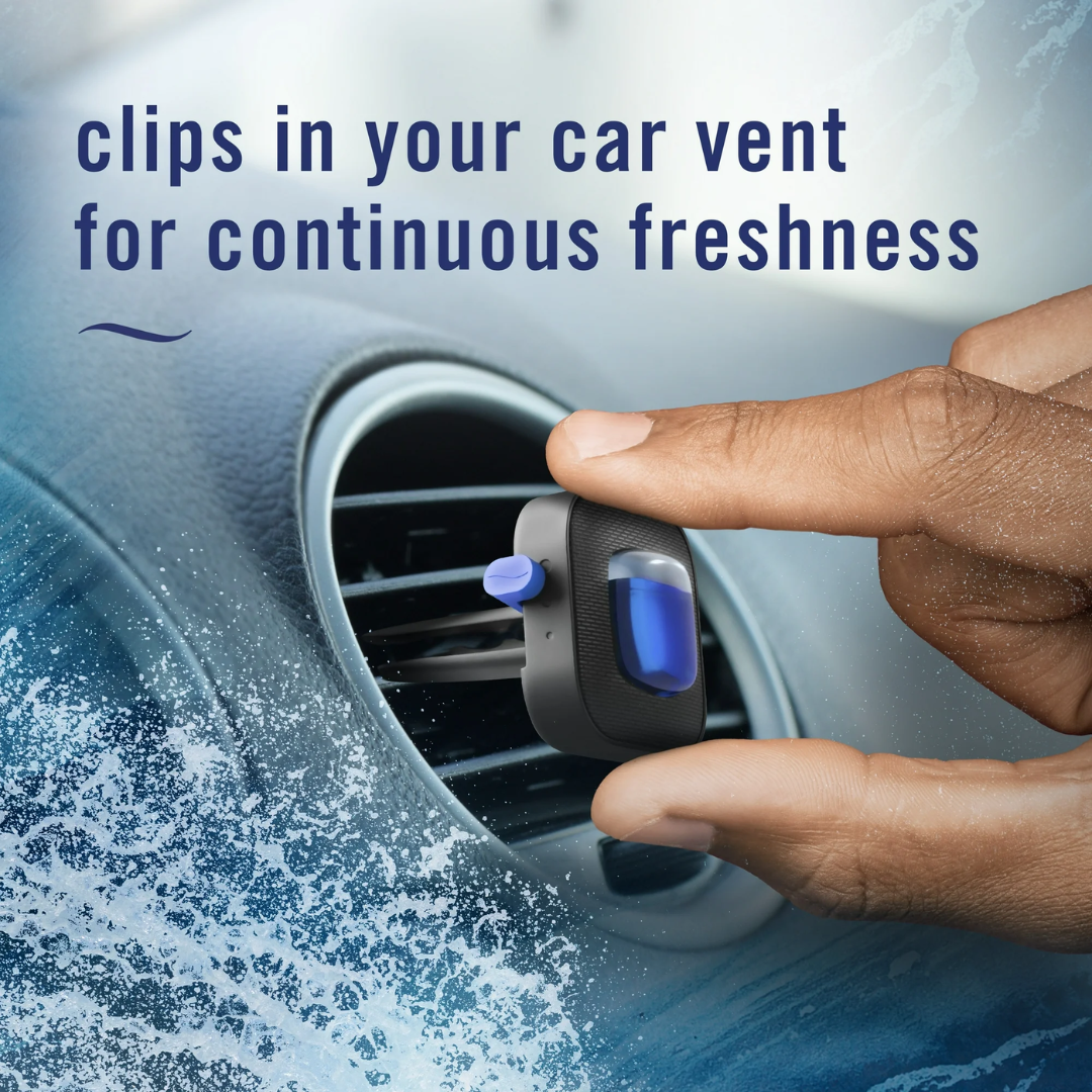 Febreze Car Luxe, Air Freshener Vent Clips, Ocean, 2 Clips