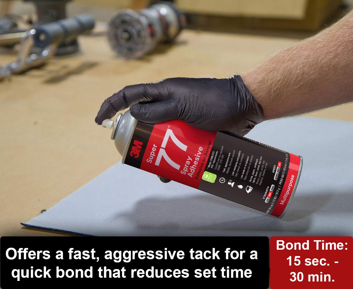 3M Super 77 CA Spray Adhesive Low VOC* 18.0 Oz / 512g