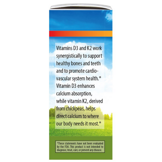 Carlson Super Daily D3 + K2 2,000 IU 360 Vegetarian Drops 0.34 fl oz / 10.16 mL