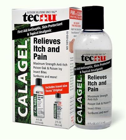 Tecnu First Aid Antiseptic, Skin Protectant & Topical Analgesic Calagel, 2 Count (Calagel 6 fl.oz - Original 2 fl.oz)