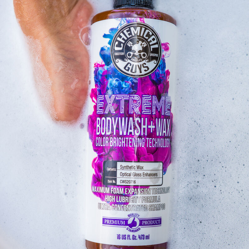 Chemical Guys CWS20716 Extreme  Bodywash + Wax Color Brightening Technology 16 Fl Oz (473 ml)